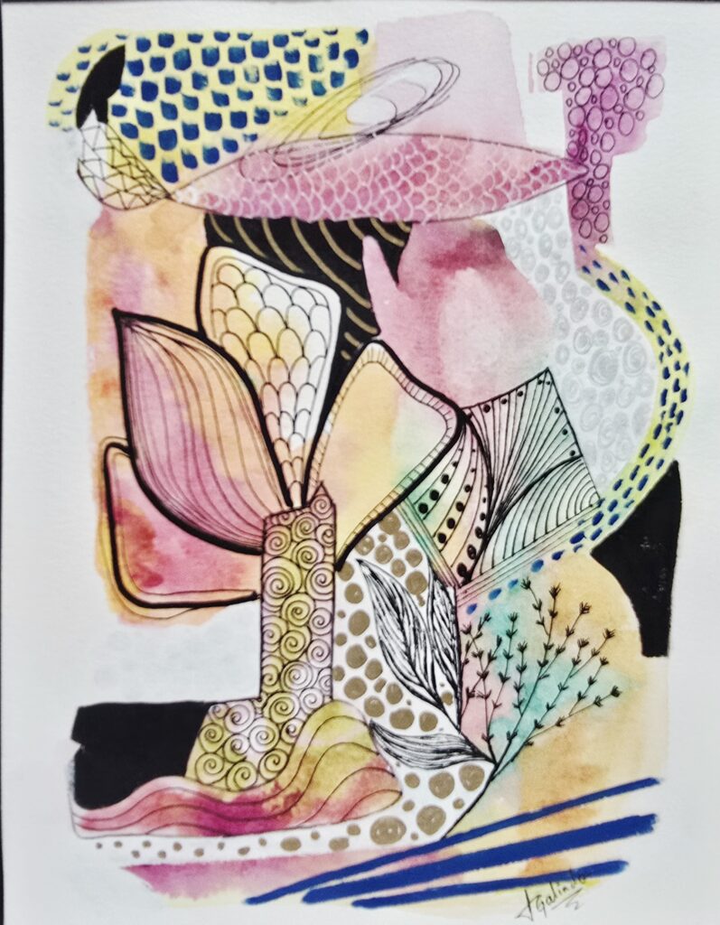 Imelda Galindo el jardin de los sueños 21 x27